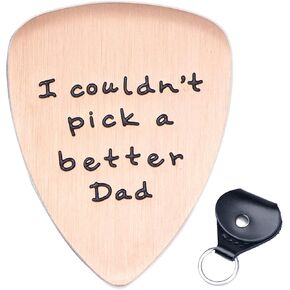 Guitar picks stainless steel picks lettering guitar picks for electro-acoustic guitar mediator bass guitar rock picks (I couldn't pick a better Friend)