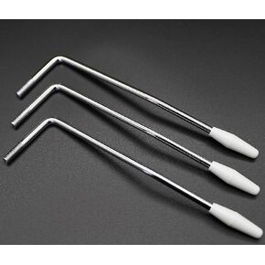 3 Pcs 6 mm Thread Tremolo Arm Electric Guitar Tremolo ArmThread Metal Single Tremolo Arm (Black)