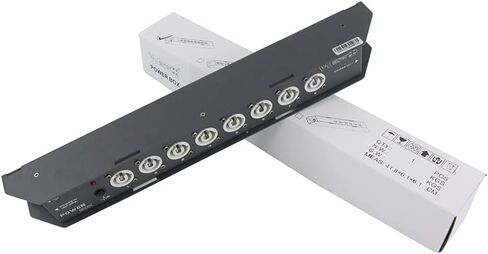 سلسلة صناديق الطاقة V-Show ذات 8 منافذ - شرائط طاقة كبيرة مدخل Powercon Blue * 1 + مخرج Powercon الأبيض * 9 لإضاءة المسرح (3PIN) in Kuwait