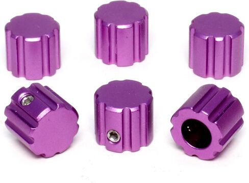 LABMETRIC 6 Instrument Control KNOBS, w/ Set Screw and Wrench, Anodized Aluminum, Guitar Radio DIY Blue in Saudi Arabia
