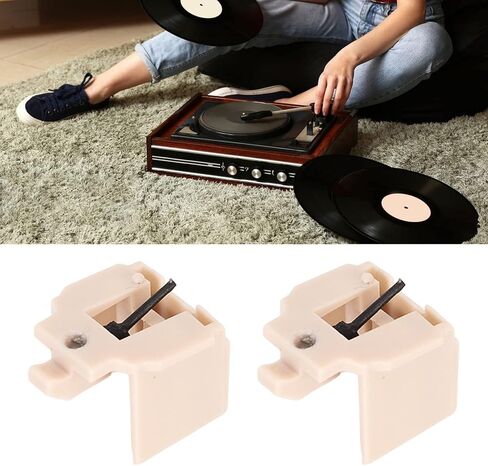 إبر خرطوشة القرص الدوار لـ LP60 في PL300، إبر مشغل تسجيل الماس البديلة، إبر مشغل الفونوغراف V inyl لـ AT3600 AT3600L AT3601 AT3651 AT3650 in Kuwait