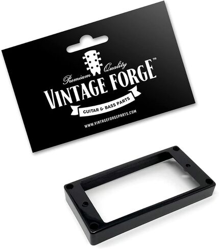 حلقة تثبيت لاقط هامبوكر بيضاء مسطحة من Vintage Forge مائلة (11 مم - 12 مم) متوافقة مع جيتار Epiphone HR140F-WHT in Saudi Arabia