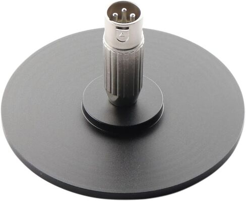 NUHUi Large VAC U Lock Base Adapter for Machine Vac-U-Lock with 3 XLR Male Connector Device Replacements Attachment Accessories Household Vacuum Size Dia 12cm/4.72in (Black Large) in Kuwait