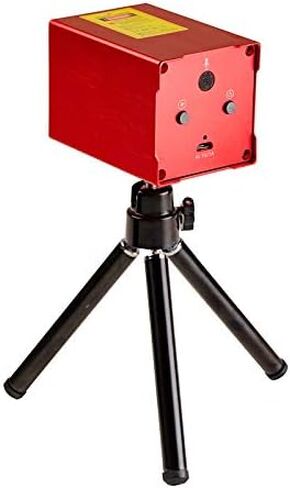Sharelife Mini Portable RG Hypnotic Aurora Mixed Blue Star Projector Tripod USB Light مدمج 1200MA بطارية قابلة للشحن للمنزل والحفلات DJ تأثير إضاءة المسرح الخارجي DP-AS100 in Kuwait