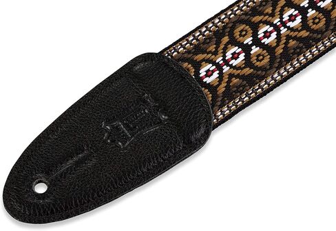 حزام جيتار Levy's Leathers M8HT-20 مقاس 2 بوصة من قماش الجاكار، بني in Kuwait