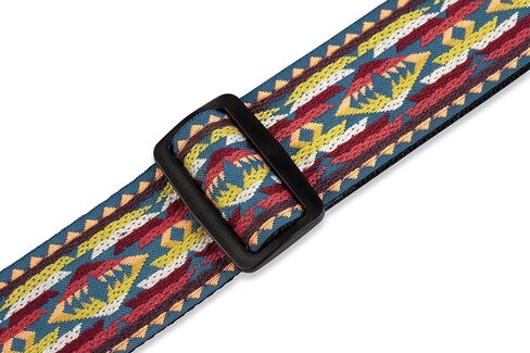 حزام جيتار Levy's Leathers M8HT-20 مقاس 2 بوصة من قماش الجاكار، بني in Kuwait