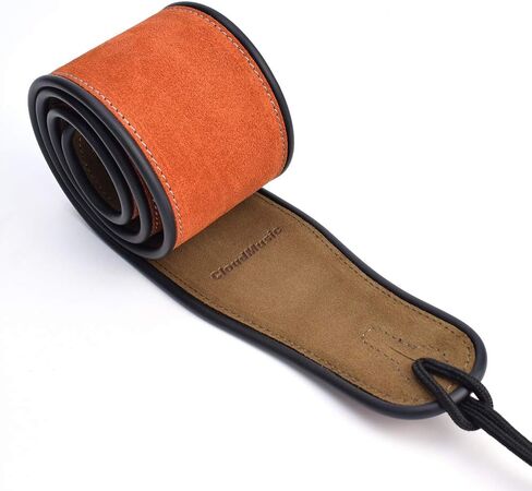 حزام جيتار جلدي من CLOUDMUSIC للجيتار الكهربائي والصوتي والكلاسيكي والباس (بني كلاسيكي) in Kuwait