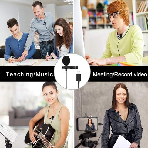 ميكروفون احترافي للآيفون/مؤتمرات الفيديو/تسجيل الدقة/وضع الصوت/تطبيق الصوت/اليوتيوب الصف فالباند أحادي الاتجاه ميكروفون مكثف تسجيل الفيديو الصوتي (6.0 متر) in Kuwait