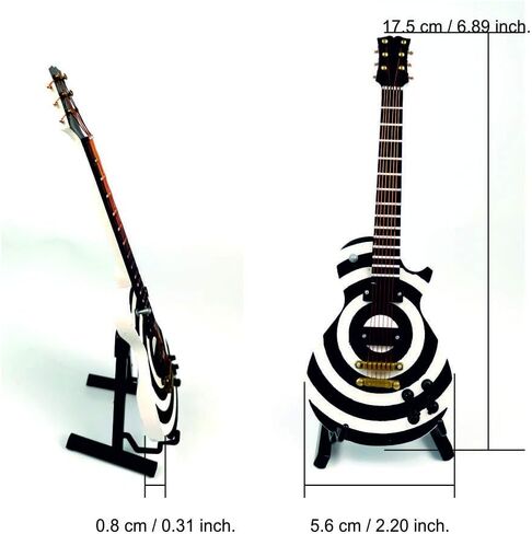 آلانو جيتار كهربائي نموذج آلة موسيقية الحلي الديكور هدية ديكور المنزل (E53-17.5) in Kuwait