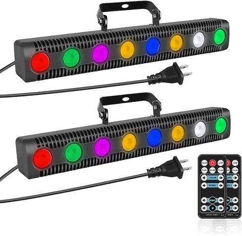 Wall Washer Lights 45W 8 LED RGBW Dimmable Stage Lights DMX Control Dj Lights Stage Lighting - for Indoor Disco Party Church Birthday Bar Wedding in Kuwait