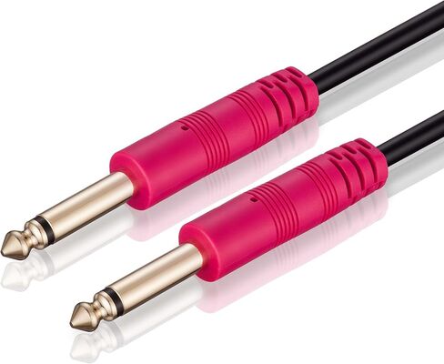 NC XQIN 1/4 Inch Cable 30Ft, 1/4 to 1/4 Audio Cable Guitar Cable Instrument Cable 6.35mm Mono Jack TS Unbalanced Patch Speaker Cable Compatible with Electric Guitar Bass Keyboard in Kuwait