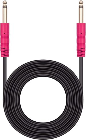 NC XQIN 1/4 Inch Cable 30Ft, 1/4 to 1/4 Audio Cable Guitar Cable Instrument Cable 6.35mm Mono Jack TS Unbalanced Patch Speaker Cable Compatible with Electric Guitar Bass Keyboard in Kuwait