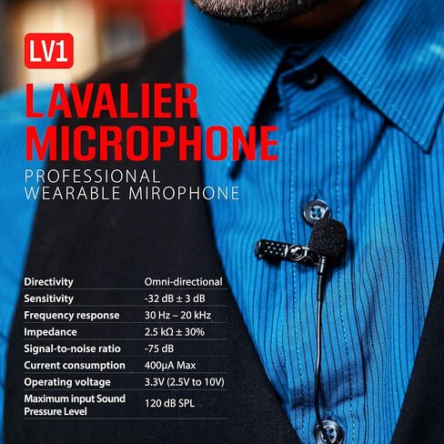 نظام ميكروفون Xvive U6 اللاسلكي لكاميرات DSLR والكاميرا الرقمية والهواتف الذكية in Saudi Arabia