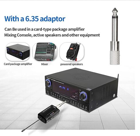 Depusheng نظام ميكروفون لاسلكي Lavalier ميكروفون مع بوديباك قابل لإعادة الشحن وجهاز استقبال هاتف صغير لاسلكي لكاميرات SLR in Kuwait