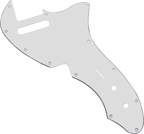 1Pcs Yootones Guitar Scratch Plate Thinline Tele Pickguard Compatible with 69 Telecaster Telecaster Thinline Re-issue Guitar Part (3Ply Black) in Kuwait