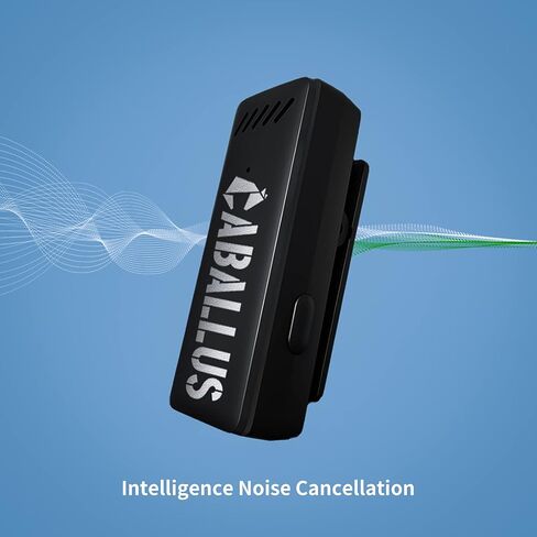 ميكروفونات لافالير لاسلكية من كابالوس لاجهزة ايفون وايباد واندرويد مع حافظة شحن، ميكروفون لاسلكي احترافي لتيك توك ويوتيوب والبث المباشر وتسجيل الفيديو in Kuwait