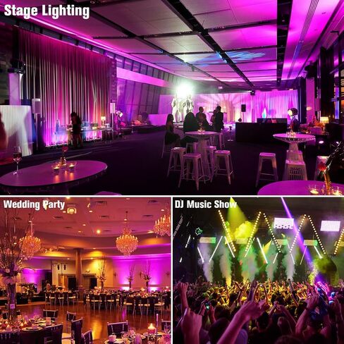 شريط ضوء غسيل المرحلة LED: 24LEDs 96W 4in1 RGBA DJ Light Bar DMX التحكم في الصوت المنشط التشغيل التلقائي Uplights للأحداث الموسيقى والرقص وحفلات الزفاف والعروض الحية وديكور الكنيسة وإضاءة المسرح in Kuwait