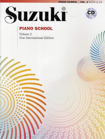 Suzuki Piano School- New International Edition- Volume Two- (Book & CD) (Suzuki Piano School, Vol 2) (English, Spanish, French and German Edition) in Saudi Arabia