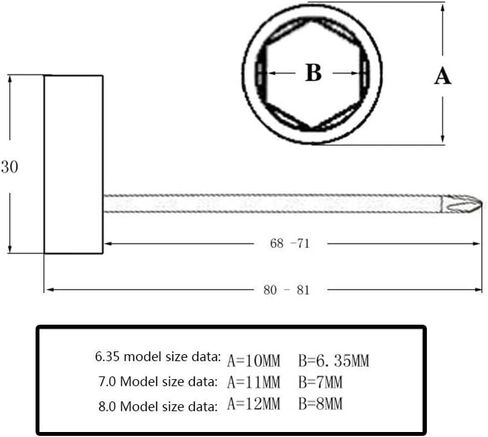 Vanki 14 قطعة/المجموعة الغيتار عرافة وجع مجموعة الأنابيب 7 مللي متر/8 مللي متر/6.35 مللي متر + 4 مللي متر/5 مللي متر الكرة نهاية الجمالون قضيب أداة مفتاح الربط تناسب معظم الغيتار الرقبة جسر المسمار ضبط in Kuwait