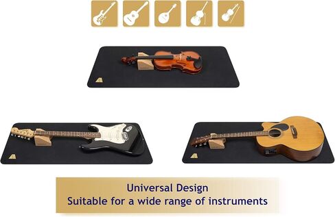ARRANUI Guitar Work Mat and Neck Rest Support Cradle - Workbench Mat and Guitar Rack - Guitar Cleaning Kit For Repair and Maintenance – Complete with Guitar Accessories - String Cleaner Tool in Saudi Arabia