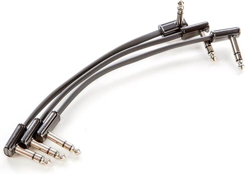 كابل توصيل JIM DUNLOP MXR Ribbon TRS بطول 6 بوصات | 15 سم - 3 حزم، زاوية قائمة 1/4 بوصة (3PDCISTR06R) in Saudi Arabia