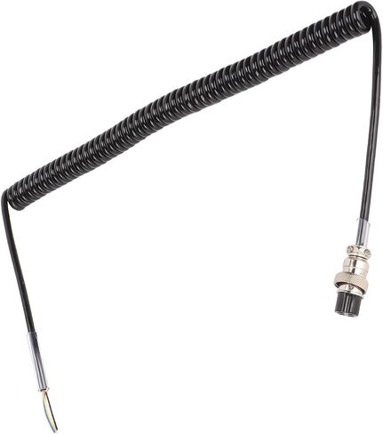 GOWENIC CB/HAM Radio Microphone Cable Replacement, Handy Extension Microphone Cord with Prewired 4 Pin Connector, Radio Transceiver Equipment Microphone Reinforced Cable, Extendable 180cm/70.8in in Saudi Arabia