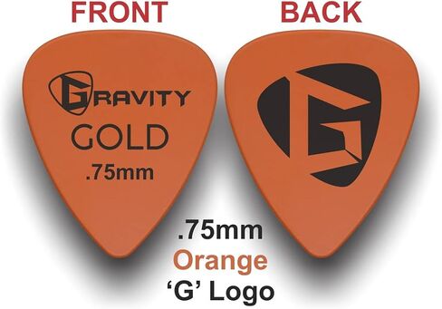 Gravity Gold Series Guitar Picks - Perfect For Beginners & Professionals | Pack of 4 in Saudi Arabia