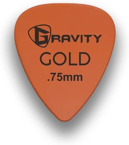 Gravity Gold Series Guitar Picks - Perfect For Beginners & Professionals | Pack of 4 in Saudi Arabia