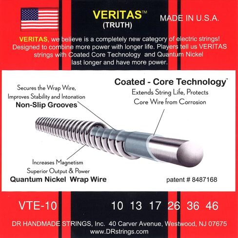 DR Strings VERITAS Electric Guitar Strings (VTE-10) in Saudi Arabia
