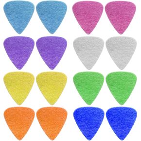 مجموعة من 16 قطعة من لباد القيثارة من Foxany، مريحة للقيثارة والجيتار والباس والآلات الموسيقية منخفضة التوتر، مادة متعددة الألوان in Kuwait