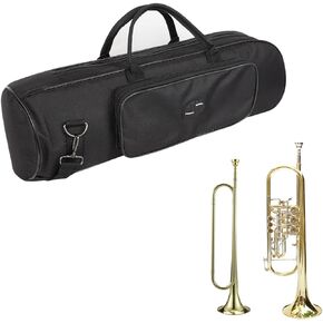 Trumpet Carrying Bag Thick Padded Waterproof Trumpet Gig Bag Portable Shoulder Wind Instrument Bag Case Durable Musical Bag in Saudi Arabia