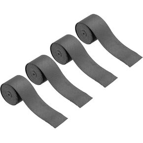 PATIKIL Drum Stick Tape Drumstick Grips Drumstick Wrap Anti Slip 4pcs 1" Width 3.3ft for Drum Percussion Drumming Accessories Black