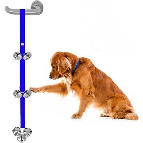 أجراس جلجل معلقة من HALLWAYEE لديكور عيد الميلاد، أجراس زخرفية، استراحة منزلية، شماعة باب أجراس مزلقة - أجراس على حزام جلدي - أجراس تدريب أجراس أصحاب المتاجر، أجراس تعليق الباب (قماش) in Kuwait