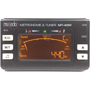 Musedo MT-40W 3-in-1 Digital Wind Instrument Tuner Metronome Tone Generator for Chromatic, Sax, Flute, Clarinet, Windwood. Battery Included (Black) in Saudi Arabia