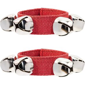 PENTA ANGEL 2Pcs Christmas Wrist Band Jingle Bells Bracelet Musical Instruments for Party Favors Costume Supplies in Kuwait