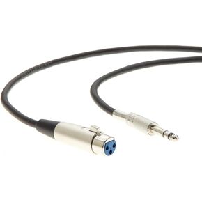 كابل ميكروفون ذكر ستيريو من InstallerParts XLR أنثى إلى 1/4 بوصة - 100 قدم - متوافق مع مكبرات الصوت والأدوات والمزيد!