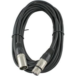 Yovus 35 قدم XLR كابل تمديد ميكروفون ذكر إلى أنثى مع نهاية قابلة للخدمة in Kuwait