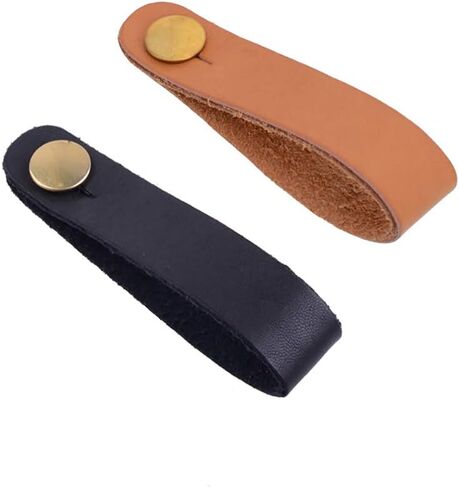 UUYYEO 2 Pcs PU Leather Guitar Headstock Strap Tie Guitar Neck Strap Button Headstock Adapter in Saudi Arabia