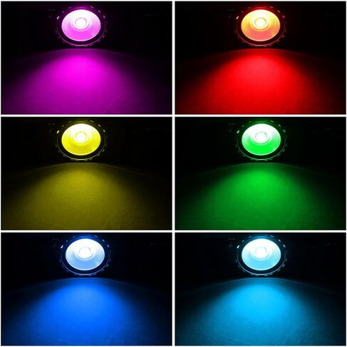 أضواء غسيل المسرح، 60 وات LED RGB COB Par Light 4in1 أضواء الحفلات مع DMX/جهاز التحكم عن بعد سوبر برايت بار يمكن أن يضيء لحفلات الزفاف وأعياد الميلاد وعطلات الموسيقى وحفلات الرقص in Kuwait