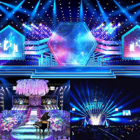 بيتوبر 54 مصباح LED فائق السطوع DMX-512 دي جيه للمسرح / اوف وايت اضاءة 5000 لومن للمسرح والاستوديو واستوديو التصوير وديكور المنزل والحفلات والمناسبات الكنسية وحفلات الزفاف وما إلى ذلك in Kuwait