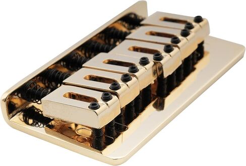 Musiclily Pro 54mm Modern Hardtail Fixed Bridge for Import Strat Tele Style Electric Guitar, Chrome in Kuwait