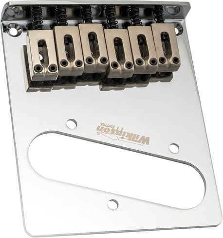 Wilkinson M Series 52.5mm Modern Telecaster Bridge 6 Saddles for American Standard Tele Style Electric Guitar, Black in Saudi Arabia