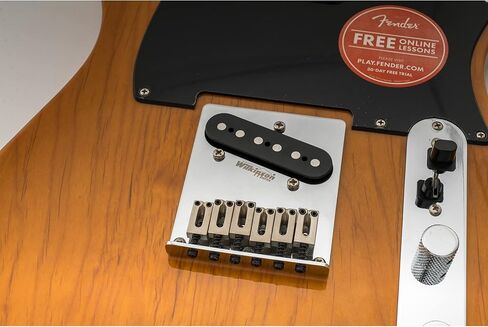 Wilkinson M Series 52.5mm Modern Telecaster Bridge 6 Saddles for American Standard Tele Style Electric Guitar, Black in Saudi Arabia