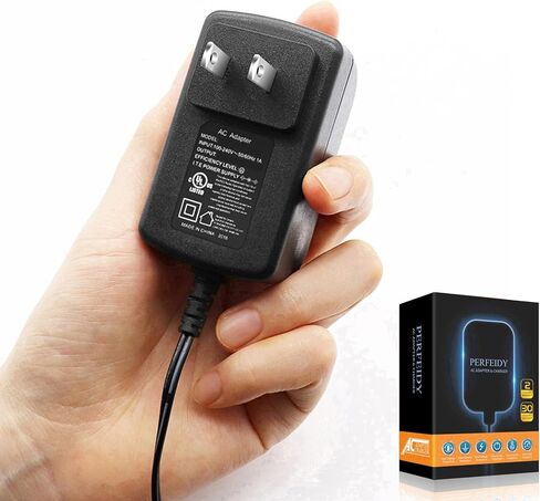 سلك طاقة 12 فولت مدرج في قائمة UL لـ Casio PX-100 PX-110 PX-120 PX-720 PX-720C محول تيار متردد بديل للوحة مفاتيح البيانو الرقمية لـ Privia WK-1200 WK-3700 WK-3800 6.0 قدم إمداد بتيار مستمر طويل جدًا in Kuwait