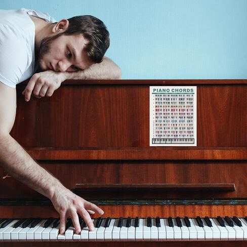 قطعتان من مخطط أوتار البيانو للمبتدئين، ملصق مخطط بيانو مقاس 8.3 × 11.8 بوصة، مخطط أوتار بيانو مقاوم للماء، للطلاب، معلمي الموسيقى، الملحنين، عشاق الموسيقى in Kuwait