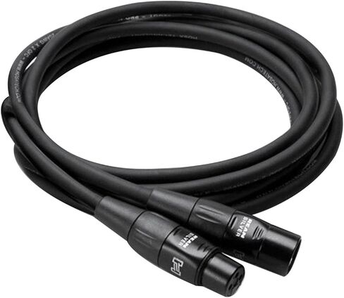 هوسا كيبل ميكروفون HMIC-010 برو، موصلات XLR3F الى XLR3M، طول الكابل 10 قدم، موصلات ريان مطلية بالفضة، 20 ايه دبليو جي × 2 موصلات نحاسية خالية من الاكسجين، درع مضفر بنسبة 90% OFC in Kuwait