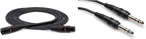 هوسا كيبل ميكروفون HMIC-010 برو، موصلات XLR3F الى XLR3M، طول الكابل 10 قدم، موصلات ريان مطلية بالفضة، 20 ايه دبليو جي × 2 موصلات نحاسية خالية من الاكسجين، درع مضفر بنسبة 90% OFC in Kuwait