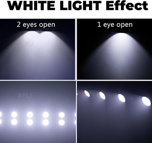 200W LED Blinder Stage Par Light مع COB Light، 2-Head بارد ودافئ أبيض 2 in1 LED Stage Audience Light DJ Wash Light Stage Lighting Party Disco Light، 2x100W RGBWA DMX LED Blinder Light in Kuwait