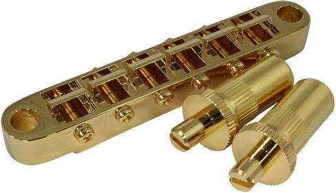 Gotoh GE103B-T Tune-O-Matic Style Guitar Bridge with Large Metic Stud Posts, Chrome in Kuwait