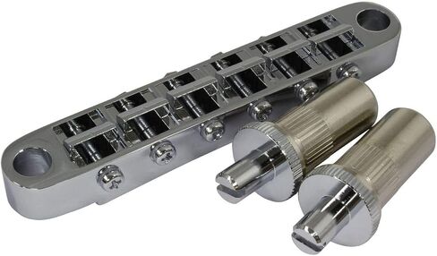 Gotoh GE103B-T Tune-O-Matic Style Guitar Bridge with Large Metic Stud Posts, Chrome in Kuwait